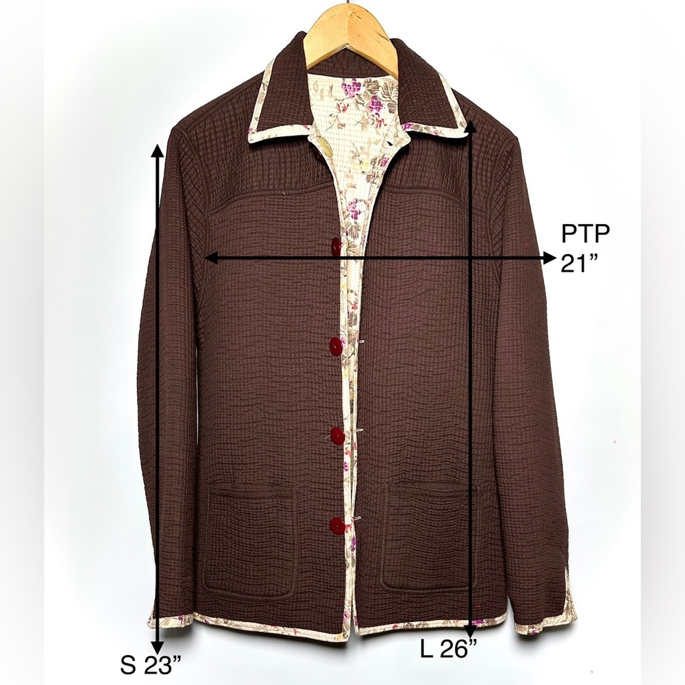 🏷️Quilted reversible Jacket Vintage - Picture 6 of 6